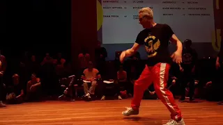 Old school b-boys 50+  vs New school bboy battle. https://www.facebook.com/TheRockingchairs5