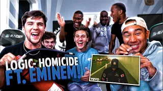 First Time Hearing "Homicide" Logic ft. Eminem