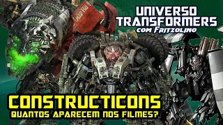 HOW MANY CONSTRUCTICONS APPEAR IN THE FILMS? - Transformers Universe with Fritzolino (Audio in PTBR)