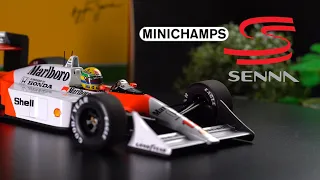[Unboxing] MINICHAMPS 1/18 MCLAREN HONDA MP4/4 WINNER JAPANESE F1 GP 1988 Diecast Car Ayrton Senna