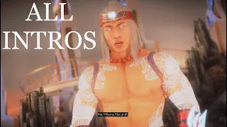 MORTAL KOMBAT 11 Liu Kang ALL INTRO CHARACTER DIALOGUES MK11