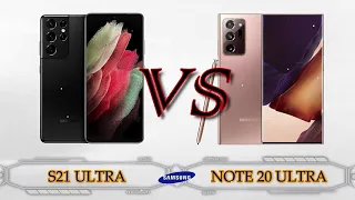 SAMSUNG S21 ULTRA VS SAMSUNG GALAXY NOTE 20 ULTRA : REVIEWS / FULL COMPARISON(SPECIFICATIONS)