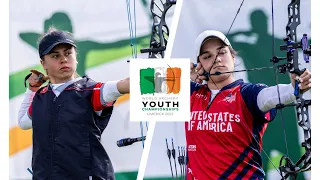 Hazal Burun v Sydney Sullenberger – compound U21 gold | Limerick 2023 World Archery Youth Champs