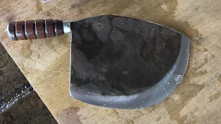 The sharpest knife in the world /  Handmade knife (Detailed video of Taiwanese tuna knife making)