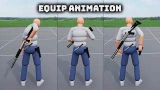 Equip and UnEquip Animation with ALS | #67 | Advanced Locomotion System v4 with Unreal Engine 5