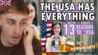 Brit Reacting to 13 Reasons Why I Moved to the USA 🇺🇸