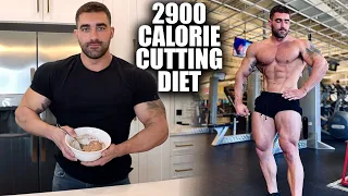 CUTTING Full Day Of Eating (2900 Calories) | IFBB Pro Shredding Diet