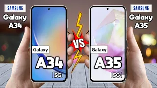 Samsung Galaxy A34 Vs Samsung Galaxy A35 - Full Comparison 🔥 Techvs