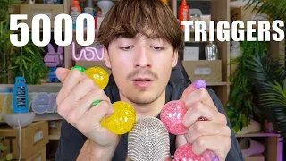 ASMR 5000 TRIGGERS IN 10 MINUTES