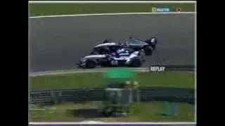 F1 Hungary 2002 GP - Kimi vs Montoya!