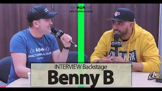 Benny B - Interview Backstage.