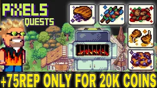 PIXELS: NEWBIE QUEST +75 REPUTATION FUY GIERI'S QUEST PART 2 COST ONLY 19-20K COINS