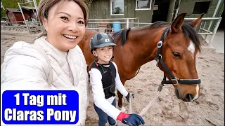 1 Tag auf dem Reiterhof 😍 mit Claras Pony & vielen Pferden | Mamiseelen