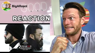 L2 EMPURAAN TITLE VIDEO REACTION | Mohanlal | #BigAReact