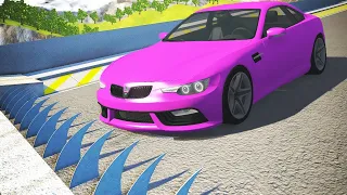 МУЛЬТИКИ ПРО МАШИНКИ АВАРИИ Смотреть Beamng drive car crash games videos мультфильм прыжки и падения