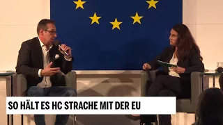 So hält es HC Strache mit der EU