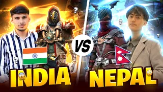 India 🇮🇳 Vs Nepal 🇳🇵|| Ng Ind Vs Ng Bd 😤|| Nonstop Live Reaction 🙁 Garena - Free Fire 🔥