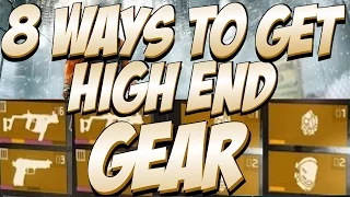 The Division - 8 Ways To Get High End Gear (How To Get Gold Weapons, Mods, And Armor)