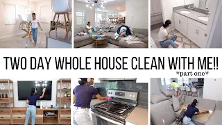 I'M BACK!!! TWO DAY WHOLE HOUSE CLEAN WITH ME // CLEANING MOTIVATION // Jessica Tull cleaning