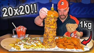 "Is This Even Possible?" | Varsity's 20x20 Burger Stack Challenge in Perth, Western Australia!!