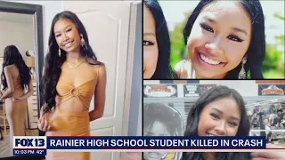 Rainier High School community mourns 17-year-old girl killed in DUI crash | FOX 13 Seattle