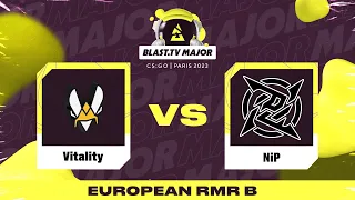Vitality vs NiP | Map 1 Vertigo | BLAST.tv Paris Major 2023 Europe RMR B