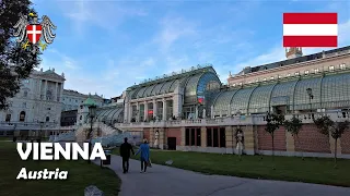 Vienna, Austria. A walk in Hofburg. 4K