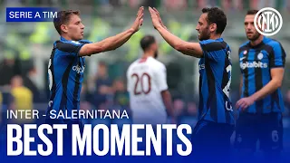 INTER 2-0 SALERNITANA | BEST MOMENTS | PITCHSIDE HIGHLIGHTS 👀⚫🔵