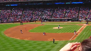 Globe Life Park's Final Game: Rangers Take the Field