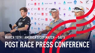 The 36th America’s Cup | Post Race Press Conference Day 5