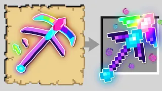 Minecraft ΑΛΛΑ ζωγραφίζω SUPER OP ITEMS!