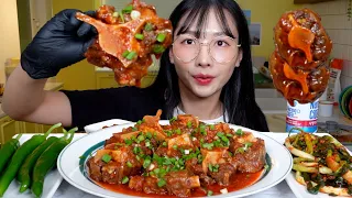 야들~야들❤️ 세상 부드러운 매운 소꼬리찜 먹방🥵 SPICY Braised Oxtail Mukbang eating show