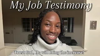 New Job Testimony: God brought the increase!  #transition #jesus #testimony #new #prayer