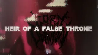 Torn From Oblivion - “Heir of a False Throne” ft. DISTANT (OFFICIAL LYRIC VIDEO)