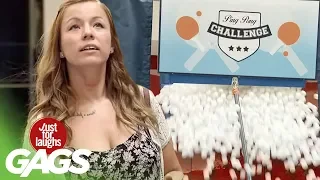 Ping Pong Ball Flood, Strangers Meet Their Fans, Webcam Is On Prank