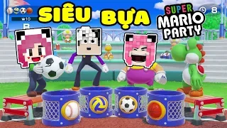 MỀU REDHOOD VÀ CHỊ PANDA STREAM GAME SUPER MARIO PARTY SIÊU BỰA*MỀU STREAM MINI GAME MARIO SIÊU HÀI