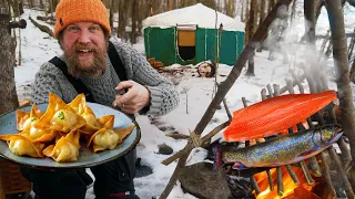 Smoked Brook Trout Rangoons Catch and Cook