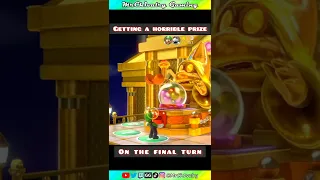 Getting a horrible prize on the final turn | Super Mario Party