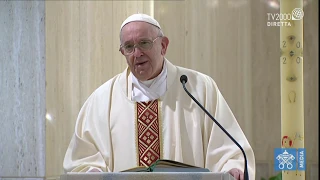 Papa Francesco, omelia a Santa Marta del 30 aprile 2020