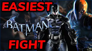 Deathstroke Boss Fight is TOO EASY in Batman Arkham Origins