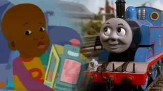 Thomas The Tank Engines stops Little Bill from wrapping Fuchsia’s Gooey Bot (The Birthday Present)