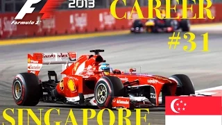 F1 2013 Career Mode - Ep 31 - Singapore GP - I SCREWED UP