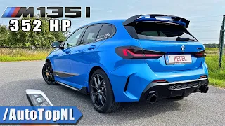 352HP BMW M135i F40 Akrapovic | REVIEW on AUTOBAHN [NO SPEED LIMIT] by AutoTopNL
