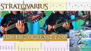 Stratovarius - Hunting High and Low |Guitar Cover| |Tab|