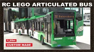 Largest / Biggest Lego RC Articulated Bus Mercedes