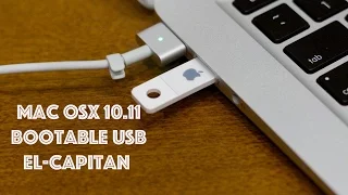 how to create el capitan bootable usb installer flash drive10 11