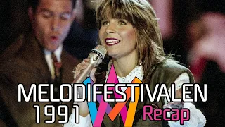 Melodifestivalen 1991 – Recap