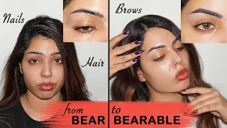 Maintenance routine during Quarantine Lockdown | Go from bear to bearable - Brows, Nails & Hair care