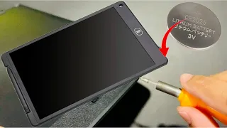 Perbaiki Tablet Tulis LCD Tidak Dapat Dihapus | Cara Mengganti Baterai Tablet Tulis LCD CR2025