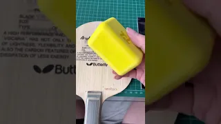 Eraser to remove old glue on table tennis racket